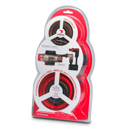 PK21 Focal 4 AWG Gauge Performance Series Power Amplifier Wiring Kit